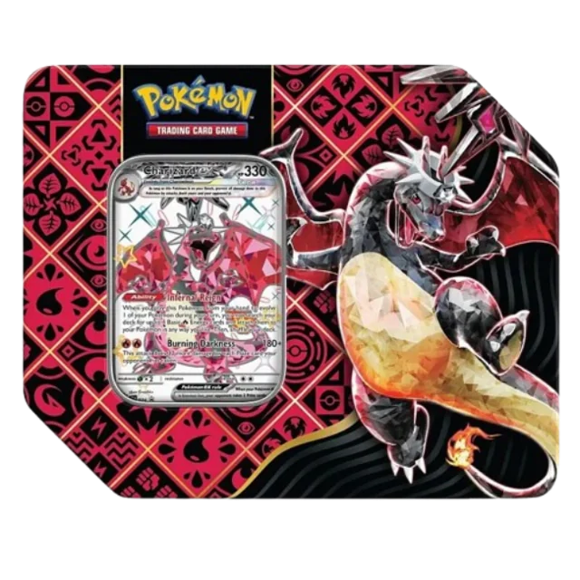 Pokemon Paldean Fates EX Tin Charizard